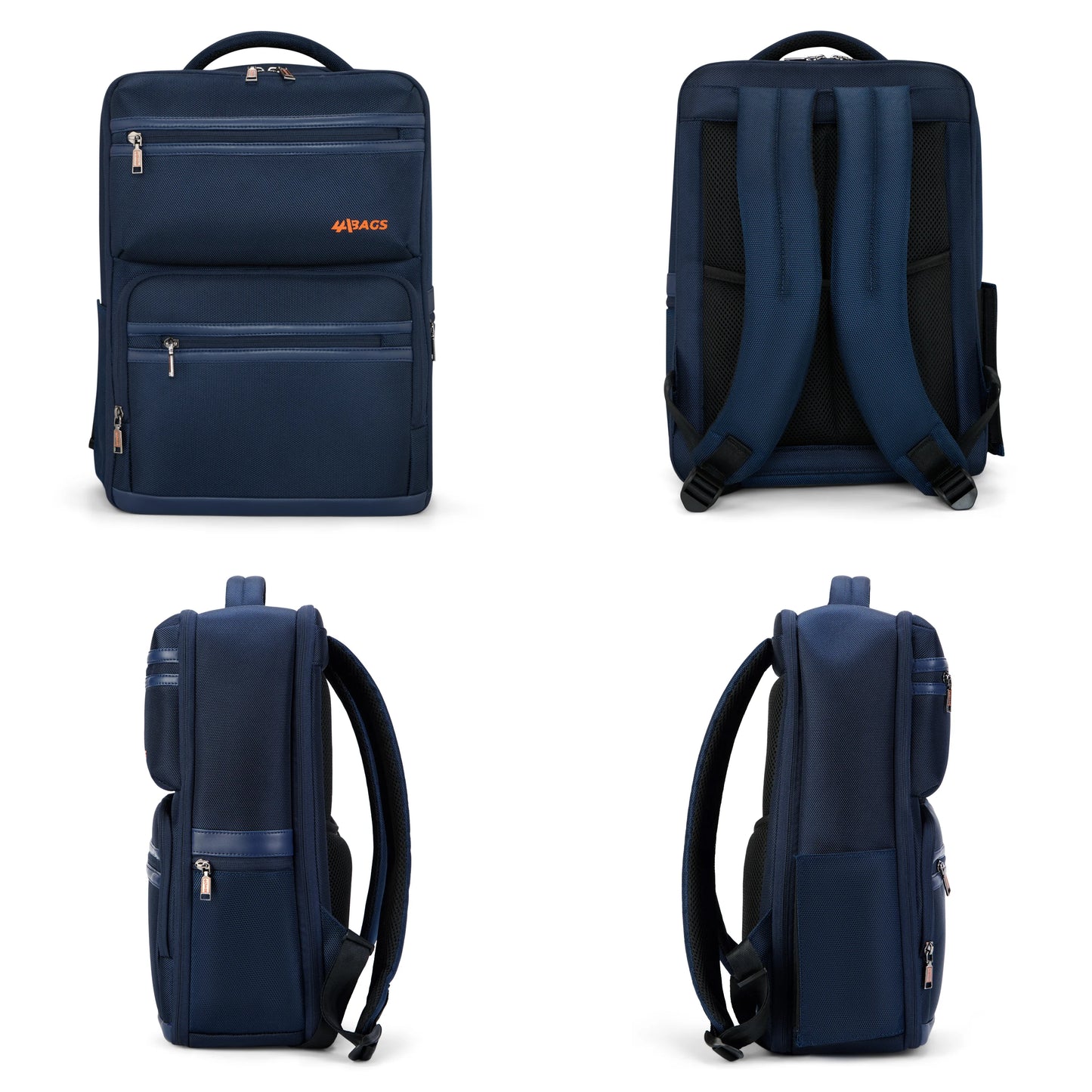 Aspire Laptop Backpack – Water-Resistant Travel Bag Blue