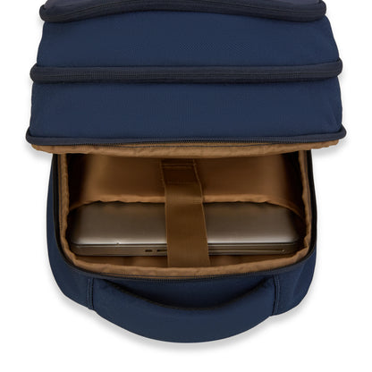 Eco Plus Backpack – Water-Resistant Laptop Bag Navy Blue