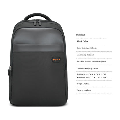 Eco Laptop Backpack – Water-Resistant Travel Bag