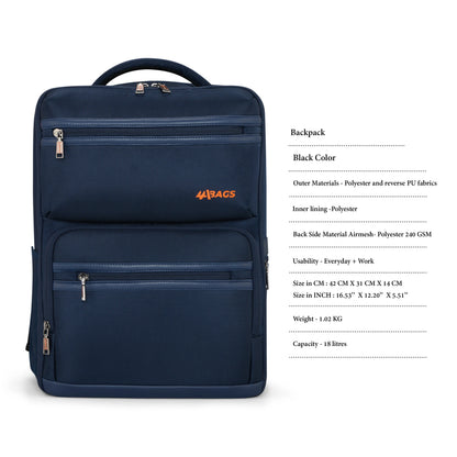 Aspire Laptop Backpack – Water-Resistant Travel Bag