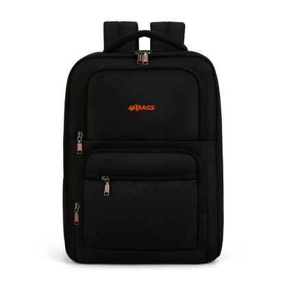 Rise Backpack – Water-Resistant Laptop Bag Black Navy