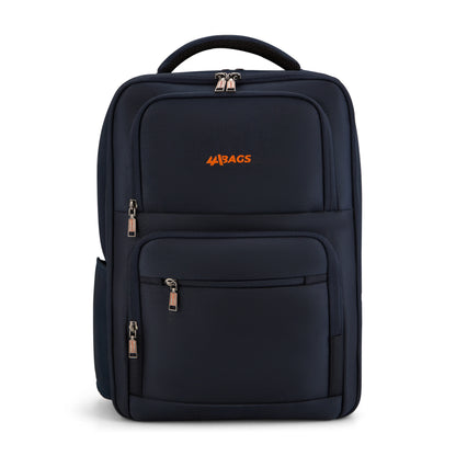 Rise Backpack – Water-Resistant Laptop Bag Black Navy