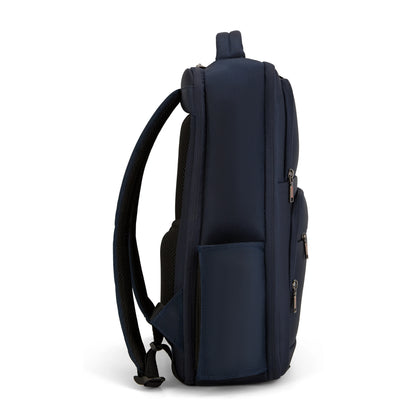 Rise Backpack – Water-Resistant Laptop Bag Black Navy
